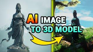 Turn your AI images to simple 3D models in seconds | Tutorial UE5