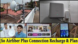 Jio Airfiber Plus Full Installtion Setup..Booking Recharge Speed & Plan #jio #video