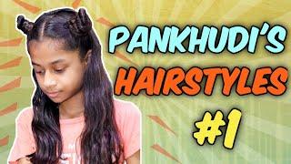 Hair Style For Girl |pankhudi show #shorts #hairstyle #kids