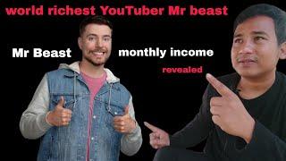 Mr Beast Youtube Income Revealed || World Richest Youtuber @MrBeast Youtube Income