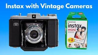 Using Fujifilm Instax Mini Film in Zeiss Nettar