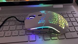 The glossy white model o mouse drag click test