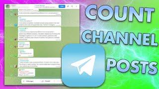 Telegram Channel Posts Counter