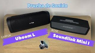 Earfun Uboom L vs Bose Soundlink Mini I / Prueba de Sonido / Audio Test / 