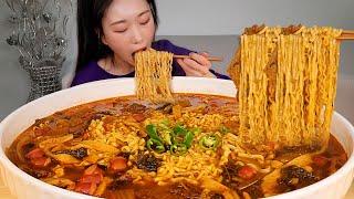 ASMR 새벽에 먹는 김치찌개 라면엔 밥 말아야죠 먹방:) Eating kimchi ramen with rice MUKBANG