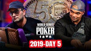 World Series of Poker Main Event 2019 - Day 5 with Antonio Esfandiari & NFL Legend Richard Seymour