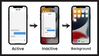 How to tell if your app is Active, Inactive, or in the Background in Xcode Tutorial (SwiftUI)