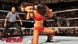 Nikki Bella vs. Alicia Fox & Cameron - 2-on-1 Handicap Match: Raw, July 14, 2014