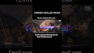 part.2 tekin akk akauntlar telegram tv master youtube. #pubg #rek #tvmaster #donatepay #pubgmobile