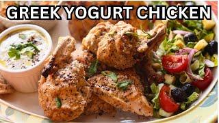 This Lemon Garlic Greek Yogurt Chicken is So Delicious and Tender You'll Never Go Back!