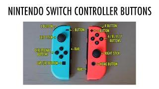 Nintendo Switch Button Names (Joy-Con Button Layout) #nintendoswitch #nintendo #gaming