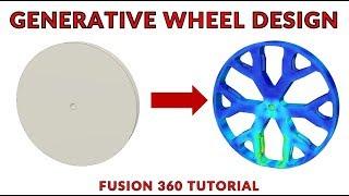 Design the Best Wheel with Fusion 360 and Generative Design