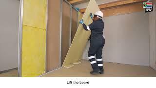 How to install Gyproc Rhinoboard® RhinoTough®