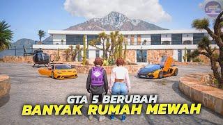 Main Berdua ke Kota Baru GTA 5 Banyak Rumah Mewah Realistis!