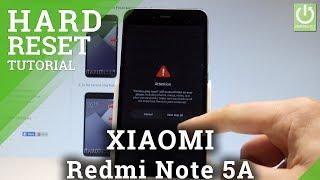 How to Hard Reset XIAOMI Redmi Note 5A - Wipe All Data