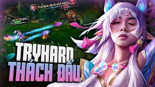 (LOL) QUYẾT TÂM TRYHARD LEO THÁCH ĐẤU Ở VỊ TRÍ ĐƯỜNG GIỮA !!!