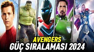 Avengers Güç Sıralaması 2024 | Marvel En Güçlü 20 Yenilmez Sıralaması