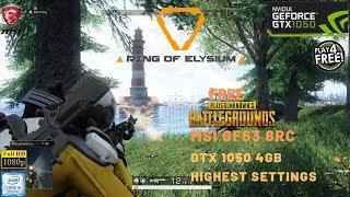 Free PUBG | Ring of Elysium New Map Gameplay GTX 1050 4GB |1080p | MSI GF63 |