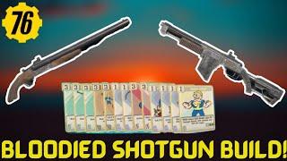 Fallout 76 BLOODIED SHOTGUN Build Tutorial!