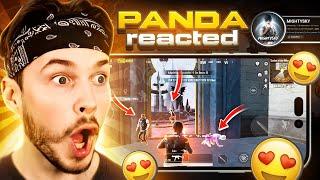 PANDA REACTED TO MY VIDEOS