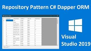 C# Tutorial - Repository Pattern with C# and Dapper ORM | FoxLearn