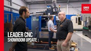 A showroom full of machine tools – exciting times ahead for Leader CNC Technologies!