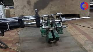 line boring and bore welding of hole on the Sawmill machine