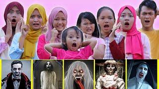 TEBAK TEBAKAN NAMA HANTU TERSERAM DI DUNIA | SAMPE JEBUR KE KOLAM MERAH | CHIKAKU FAMILY