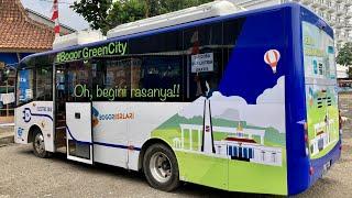 Experiencing The First Electric Bus Trials in My City - Bogor for Free!