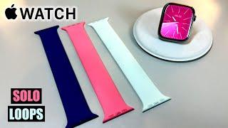 NEW Spring 2024 Solo Loops for Apple Watch Series 9 | AW Ultra 2 (ALL COLORS) Review & [Hands-On]