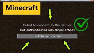 How to fix Not authenticated with minecraft.net tlauncher Fix!