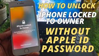 How To Unlock iPhone Locked To Owner Without Apple iD Password ~iCloud Lock Bypass