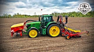 НА НЕМ Я БУДУ РАБОТАТЬ САМ! Фермер на новом тракторе JOHN DEERE 6155M с сеялкой VADERSTAD TEMPO V!