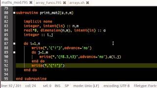 Advanced Fortran Programming : 001 : Intro + Intrinsic Array Functions