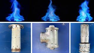 3 Burner types to get BLUE FLAME from waste oil stoves | DIY Waste Oil Burner Stove