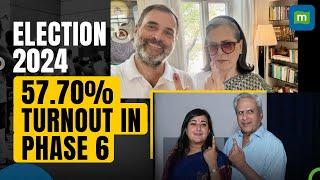 Lok Sabha Election 2024 Phase 6: 57.70 Percent Turnout In 58 Seats | Delhi Crosses Halfway Mark