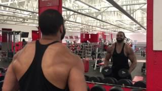 Jay Diaz training shoulders 8 1/2 weeks out The Montanari East Coast Cup