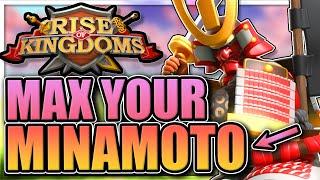 You should use Minamoto [talents and guide] Rise of Kingdoms 2023 Update