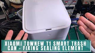 Xiaomi Townew T1 smart trash can - fixing no power & broken sealing heating wire