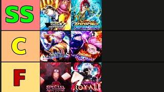 Anime Tower Defense Tier List.