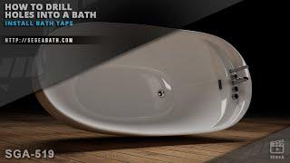 How to install the bathtub armature on SEGEA SGA-519 bathtub?