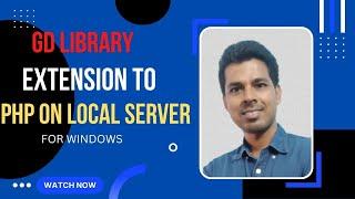 how to add Gd library extension PHP on local server