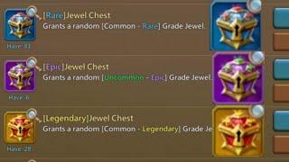 Easy way get jewels..opening 100 jewels chest on new trap acc..lords mobile
