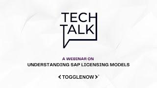 Webinar on Understanding SAP Licensing Models