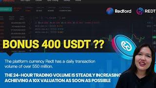 REDFORD Scam, Pengguna Baru Dapat Bonus 400 USDT. Pengguna Lama Dibuang? Penarikan?