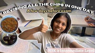 ️A Few Days Before Exam|revising the chps in *ONE DAY*|Study Chinese with me| HSK 3|