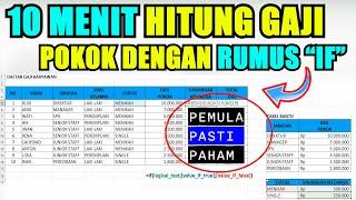 Cara Otomatis Menghitung Gaji Pokok di Excel Menggunakan Rumus IF Mudah dan Cepat