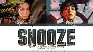 Agust D - 'Snooze' (feat. Ryuichi Sakamoto, Woosung of The Rose) Lyrics [Color Coded_Han_Rom_Eng]