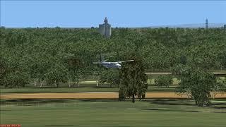 FSX Aero Design AC 52 windy approach at Diepholz AB (ETND) Diepholz Germany