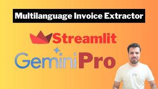 Multilanguage Invoice Extractor App using Gemini Pro Vision and Streamlit